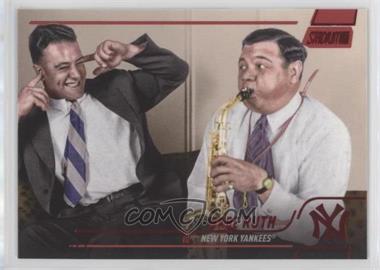 2022 Topps Stadium Club - [Base] - Red Foil #3 - Babe Ruth