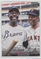 Hank Aaron (Posed with Willie Mays)