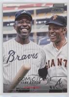 Hank Aaron (Posed with Willie Mays) [EX to NM]