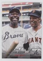 Hank Aaron (Posed with Willie Mays)