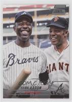 Hank Aaron (Posed with Willie Mays)