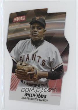 2022 Topps Stadium Club - Triumvirates - Red #T-4 - Willie Mays