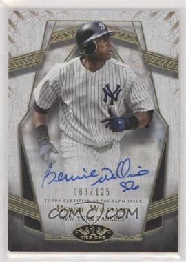 2022 Topps Tier One - Prime Performers Autographs #PPA-BW - Bernie Williams /125