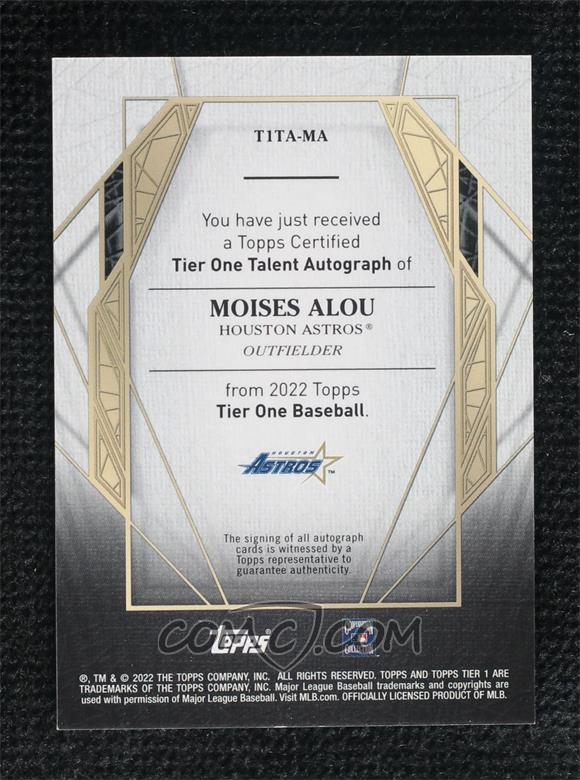 2022 Topps Tier One - Tier One Talent Autographs #T1TA-MA - Moises