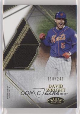 2022 Topps Tier One - Topps Certified Relics #T1R1-DWR - David Wright /249