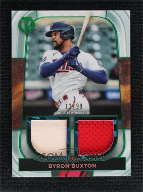 2022 Topps Tribute - Dual Relics - Green #DR-BB - Byron Buxton /99