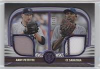 CC Sabathia, Andy Pettitte #/50