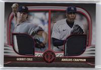 Gerrit Cole, Aroldis Chapman [EX to NM] #/10