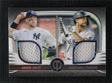 2022 Topps Tribute - Dual Relics 2 Player #DR2-JS - Aaron Judge, Giancarlo Stanton /199