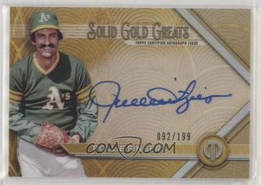 2022 Topps Tribute - Solid Gold Greats Autographs #GGA-RF - Rollie Fingers /199