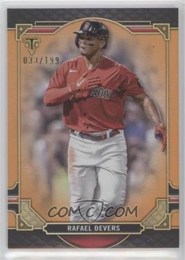 2022 Topps Triple Threads - [Base] - Amber #75 - Rafael Devers /199