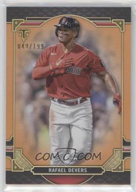 2022 Topps Triple Threads - [Base] - Amber #75 - Rafael Devers /199