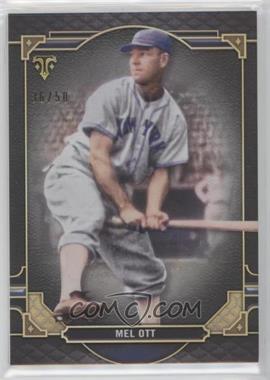 2022 Topps Triple Threads - [Base] - Onyx #55 - Mel Ott /50