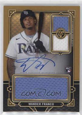 2022 Topps Triple Threads - Rookie and Future Phenom Autographed Relics - Gold #RFPAR-WF2 - Wander Franco /35