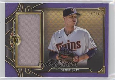 2022 Topps Triple Threads - Single Jumbo Relics - Amethyst #SJR1-SG2 - Sonny Gray /36