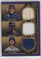 Gary Carter, Pete Alonso, Mike Piazza #/27