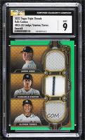 Aaron Judge, Gleyber Torres, Giancarlo Stanton [CGC 9 Mint] #/18