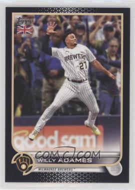 2022 Topps UK Edition - [Base] - Black #38 - Willy Adames /125
