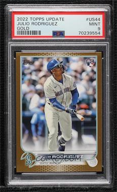 2022 Topps Update Series - [Base] - Gold #US44 - Julio Rodriguez /2022 [PSA 9 MINT]