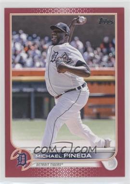 2022 Topps Update Series - [Base] - Mother's Day Hot Pink #US284 - Michael Pineda /50