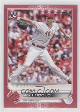 2022 Topps Update Series - [Base] - Mother's Day Hot Pink #US298 - Nick Lodolo /50