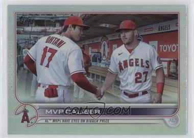 2022 Topps Update Series - [Base] - Rainbow Foil #US115 - Veteran Combos - MVP Caliber (AL MVPs Have Eyes on Bigger Prize)