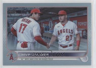 2022 Topps Update Series - [Base] - Rainbow Foil #US115 - Veteran Combos - MVP Caliber (AL MVPs Have Eyes on Bigger Prize)