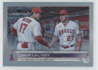 2022 Topps Update Series - [Base] - Rainbow Foil #US115 - Veteran Combos - MVP Caliber (AL MVPs Have Eyes on Bigger Prize)