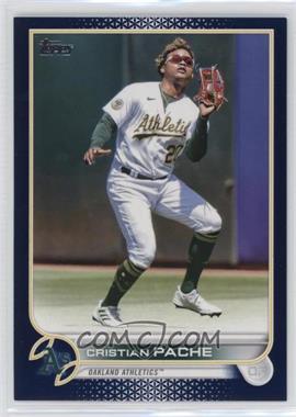 2022 Topps Update Series - [Base] - Royal Blue #US328 - Cristian Pache
