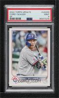 SP - Image Variation - Corey Seager (Batting in Grey Jersey) [PSA 9 M…