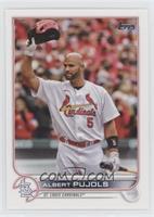 Albert Pujols (Tipping Helmet to Fans)