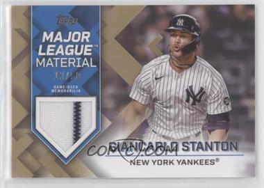 2022 Topps Update Series - Major League Material - Gold #MLM-GS - Giancarlo Stanton /50