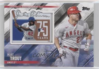 2022 Topps Update Series - Special Event Patch Manufactured Relics #SEP-MT - Mike Trout