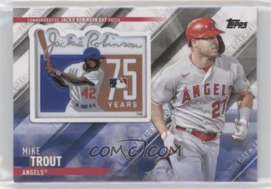 2022 Topps Update Series - Special Event Patch Manufactured Relics #SEP-MT - Mike Trout