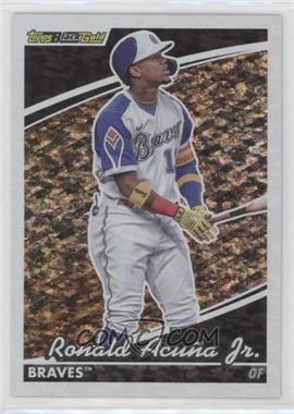 2022 Topps Update Series - Topps Black Gold #BG-4 - Ronald Acuña Jr.