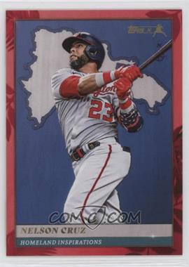 2022 Topps X Juan Soto - [Base] - Red #3 - Homeland Inspirations - Nelson Cruz /5