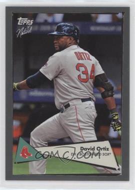 2022 Topps X Naturel 1952 - [Base] - Silver Foil Puzzle Back #49 - David Ortiz /150