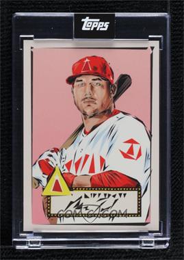 2022 Topps X Naturel 1952 - Encased Art #A-10 - Mike Trout [Uncirculated]