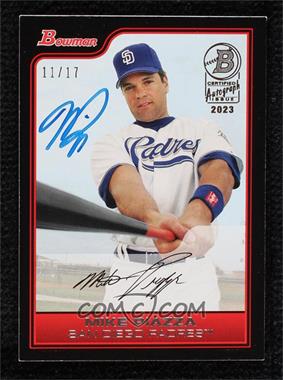 2023 Bowman - 75 Years of Bowman Buyback Autographs #2006-86 - Mike Piazza (2006 Bowman) /17