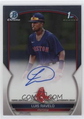 2023 Bowman - Chrome Prospect Autographs #CPA-LRA - Luis Ravelo