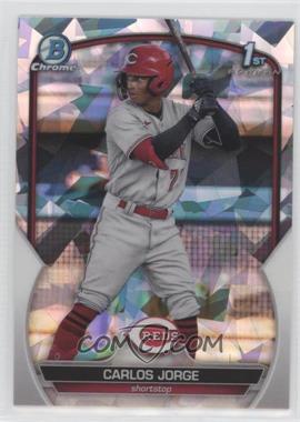 2023 Bowman - Chrome Prospects - Atomic Refractor #BCP-120 - Carlos Jorge [EX to NM]