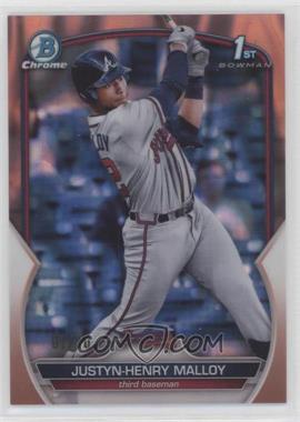 2023 Bowman - Chrome Prospects - Rose Gold Lava Refractor #BCP-51 - Justyn-Henry Malloy /10