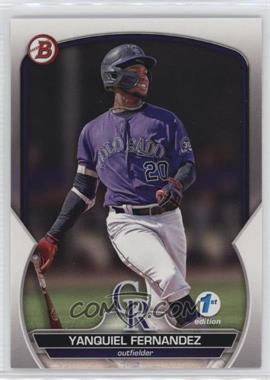 2023 Bowman 1st Edition - [Base] #BPPF-30 - Yanquiel Fernandez [EX to NM]