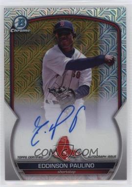 2023 Bowman Chrome - Mega Box Chrome Mojo Autographs #BCMA-EP - Eddinson Paulino