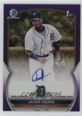 2023 Bowman Chrome - Prospect Autographs - Purple Refractor #CPA-JO - Javier Osorio /250