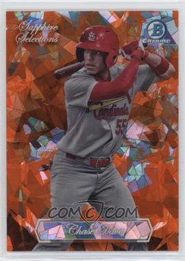 2023 Bowman Chrome Draft Sapphire Edition - Sapphire Selections - Orange Refractor #SS-14 - Chase Davis /25