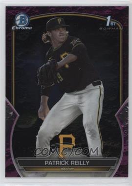 2023 Bowman Draft - Chrome - Aqua Lunar Crater Refractor #BDC-54 - Patrick Reilly /125