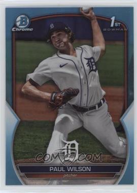 2023 Bowman Draft - Chrome - Sky Blue Refractor #BDC-186 - Paul Wilson