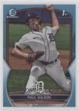 2023 Bowman Draft - Chrome - Sky Blue Refractor #BDC-186 - Paul Wilson