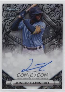 2023 Bowman Sterling - Prospect Autographs - Sterling Silver Refractor #PA-JCR - Junior Caminero /100